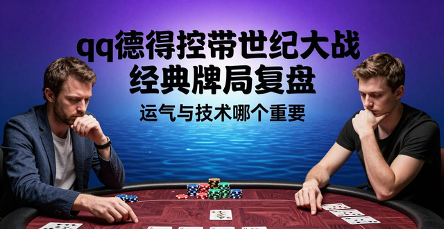 qq德州扑克世纪大战经典牌局复盘，运气与技术哪个重要