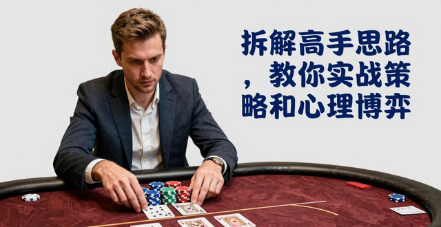 大鹏解说德州扑克：拆解高手思路，教你实战策略和心理博弈