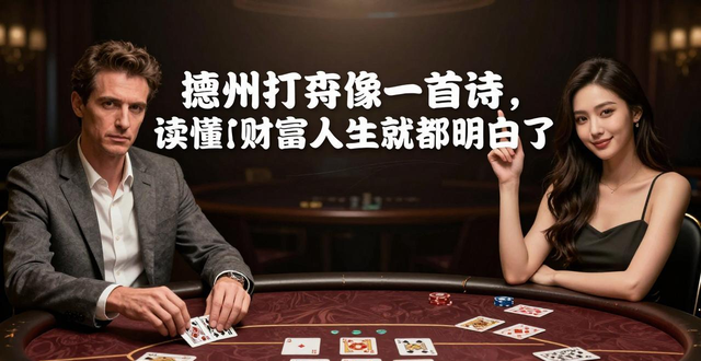 德州扑克像一首诗 读懂了财富人生就都明白了