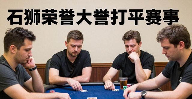 石狮荣誉德州扑克怎么参加？比赛规则与参赛攻略