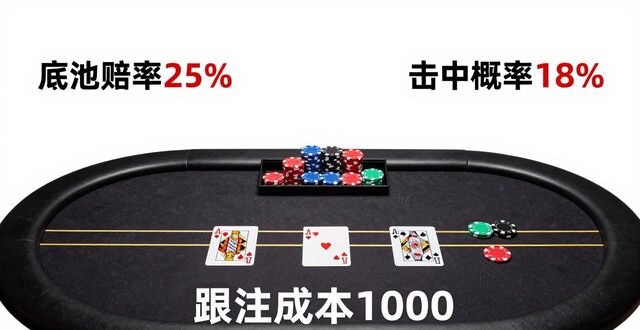 德州扑克赔率odds怎么算？底池赔率跟注技巧快速入门