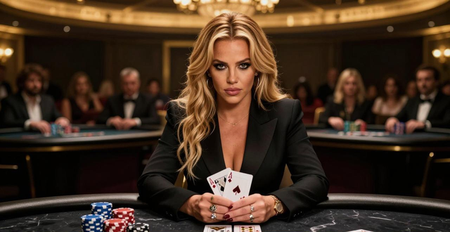 布兰妮德州扑克玩法大揭秘 明星心理战教你提升牌技