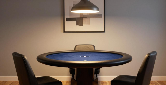 客厅放德州扑克桌怎么选？空间风格灯光搭配实用经验