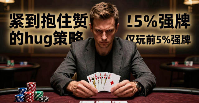德州扑克hug是什么意思?紧到抱住筹码的打法详解 德州扑克hug是什么意思?紧到抱住筹码的打法详解