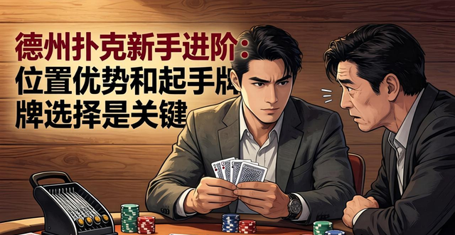 德州扑克新手进阶：位置优势和起手牌选择是关键