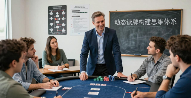 德州扑克教练卫斯理：告别死记硬背，教你动态读牌构建思维体系