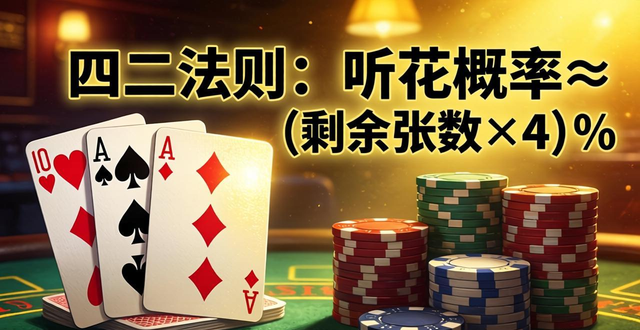 德州扑克天花抽花怎么打？听花概率与实战技巧