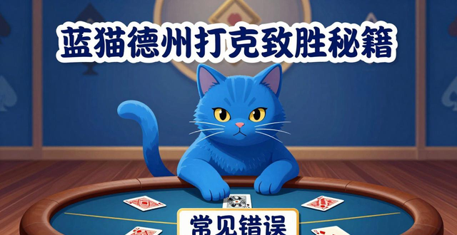 蓝猫德州扑克致胜秘籍 新手入门到胜率提升全攻略 蓝猫德州扑克致胜秘籍 新手入门到胜率提升全攻略