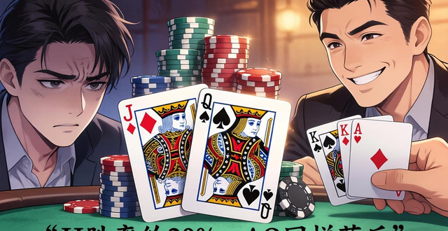 德州扑克JJ和AQ玩法技巧，高手教你处理这两手麻烦牌