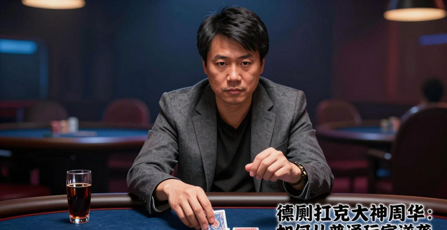 德州扑克大神周华：如何从普通玩家逆袭，应对下风期连续输钱的秘诀
