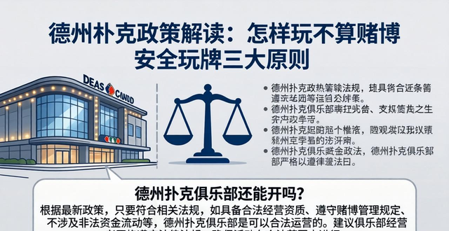 德州扑克政策解读：怎样玩不算赌博 安全玩牌三大原则