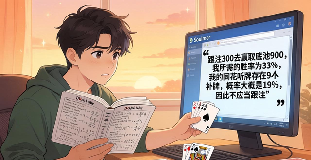 用Soulver算德州扑克赔率和胜率,告别复杂公式 用Soulver算德州扑克赔率和胜率,告别复杂公式