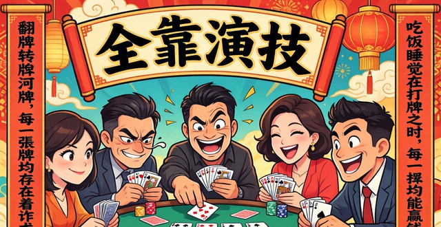 德州扑克新年对联 牌友必备 All in勇气水上好运