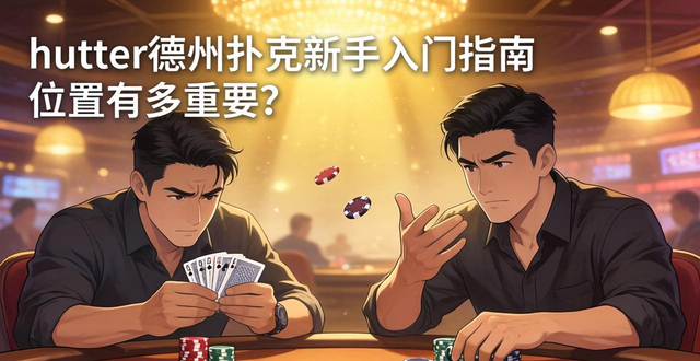 hutter德州扑克新手入门指南 位置有多重要？