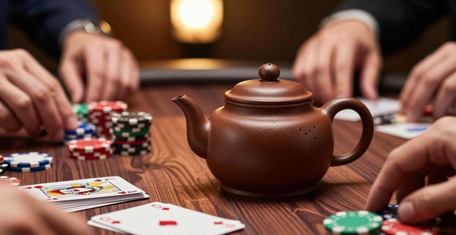 德州扑克牌桌必备茶壶,提神保温还能调节节奏 德州扑克牌桌必备茶壶,提神保温还能调节节奏