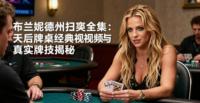 布兰妮德州扑克全集：天后牌桌经典视频与真实牌技揭秘
