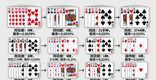 一副德州扑克多少张牌?新手必看张数与概率详解 一副德州扑克多少张牌?新手必看张数与概率详解