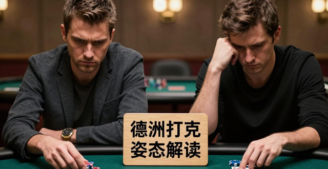 德州扑克姿态解读 从对手小动作看穿底牌强弱 德州扑克姿态解读 从对手小动作看穿底牌强弱