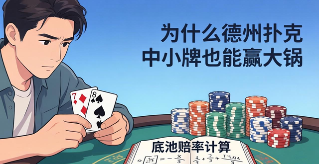 德州扑克大小值怎么算?新手必学底池赔率计算技巧 德州扑克大小值怎么算?新手必学底池赔率计算技巧