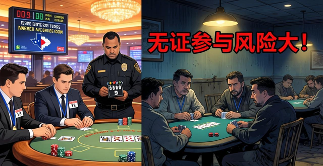 无证德州扑克风险大吗 参与会被拘留或判刑吗