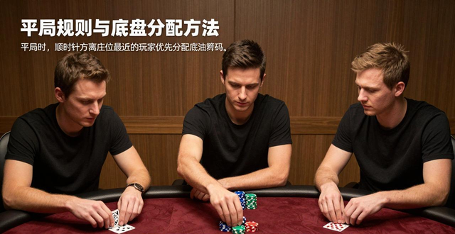 德州扑克打结视频教学：平局规则与底池分配方法
