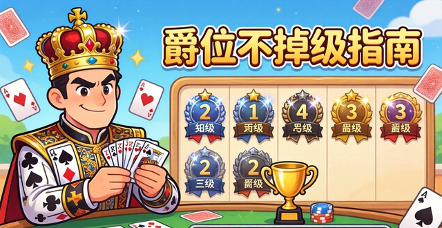 德州扑克爵位全解析：提升方法、实际福利及维持不掉级指南