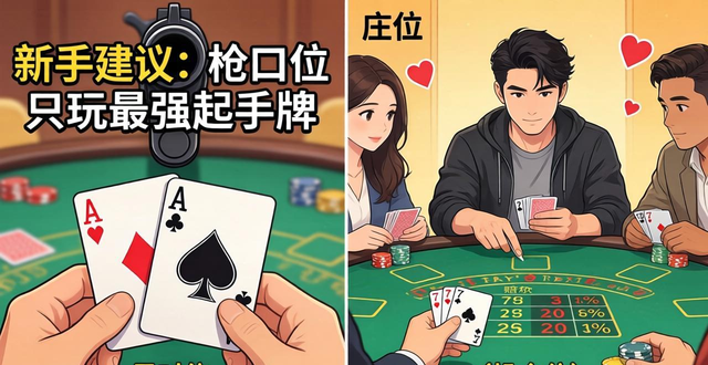 德州扑克新手入门：规则、概率、位置和资金管理