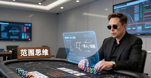 德州扑克中的特斯拉思维 马斯克用底池赔率做决策的底层逻辑