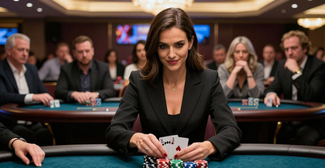 德州扑克美女牌手茱莉亚：从模特到高额桌赢家