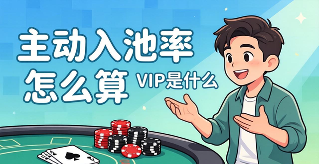 vpip德州扑克什么意思 主动入池率怎么算,新手必看技巧