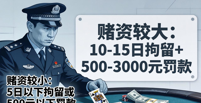 玩德州扑克涉赌多少钱会被抓？警察现场查处标准