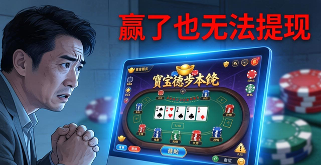 元宝德州扑克骗局揭秘：后台操控输赢，赢了也无法提现
