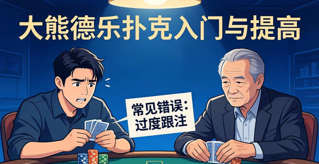 大熊德州扑克入门与提高：掌握核心技巧，避免常见陷阱