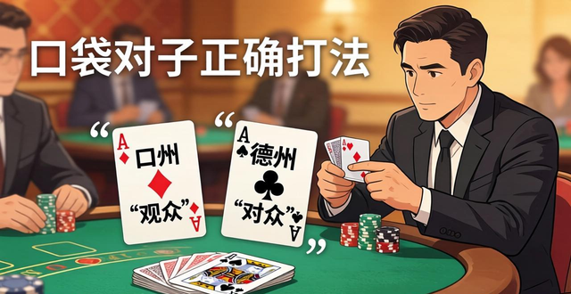 德州扑克全是口袋对子？教你拿到对子怎么打能赢