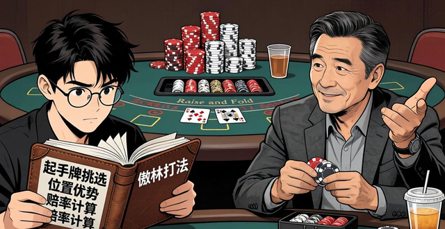 德州扑克傲林打法技巧，学会强势进攻赢更多