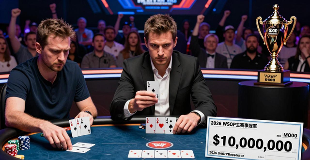 2026年WSOP主赛事决赛结果出炉 Daniel Negreanu夺冠获千万奖金