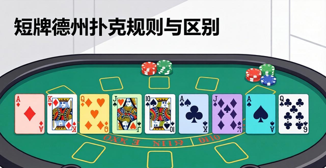 短牌德州扑克怎么玩？规则与区别一目了然
