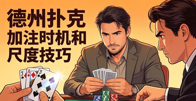 德州扑克加注时机和尺度技巧，新手必看攻略