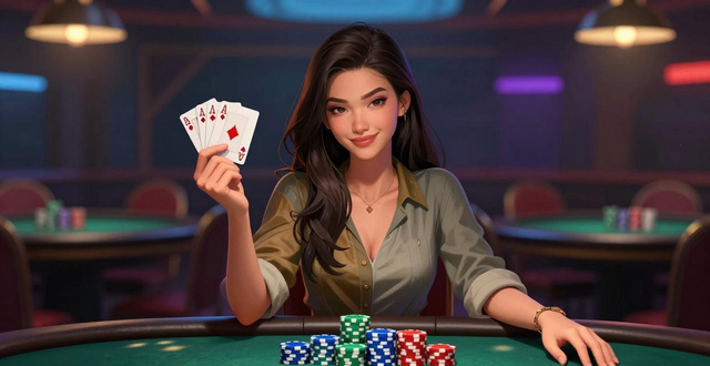 德州扑克Kally侵略性打法 学她读牌加注赢钱