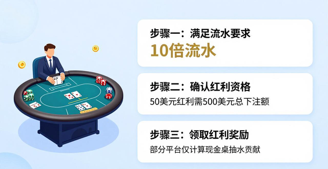 德州扑克bonemo红利怎么领？3步搞定流水要求