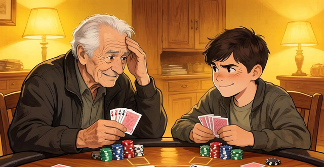 陪爷爷玩德州扑克，老年人入门技巧与情感联结