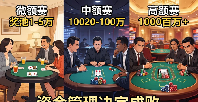 德州扑克奖金怎么比？别只盯着冠军，这些更关键