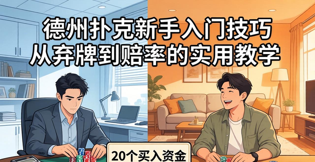 德州扑克新手入门技巧 从弃牌到赔率的实用教学