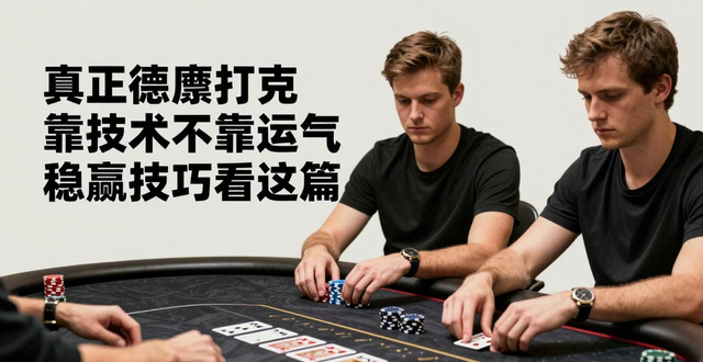 真正德州扑克 靠技术不靠运气 稳赢技巧看这篇