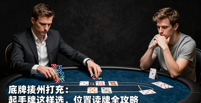 底牌德州扑克:起手牌这样选,位置读牌全攻略 底牌德州扑克:起手牌这样选,位置读牌全攻略