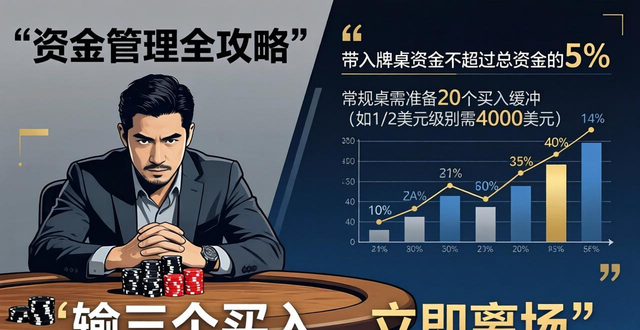 德州扑克怎么赢金？资金管理+盈利技巧全攻略