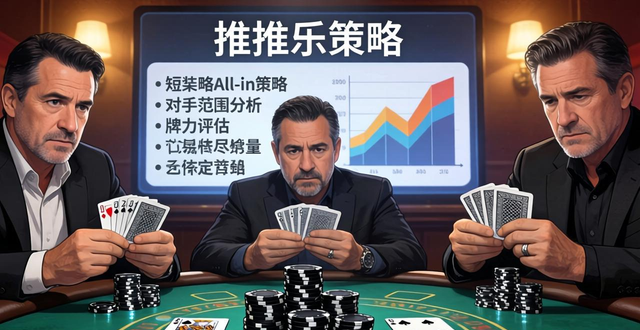 德州扑克allin时机与牌型选择，筹码深度决定策略