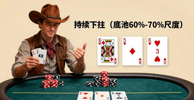 德州扑克牛仔怎么玩？KK、AK这样打才不输大底池