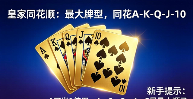 德州扑克规则其实很简单 新手必看牌型大小与玩法