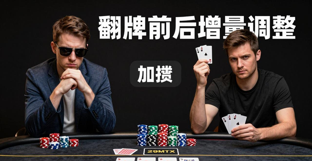 德州扑克加注量技巧：翻牌前后增量怎么定？实战4招